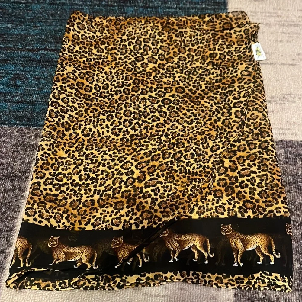 Barefoot Attitude animal print scarf